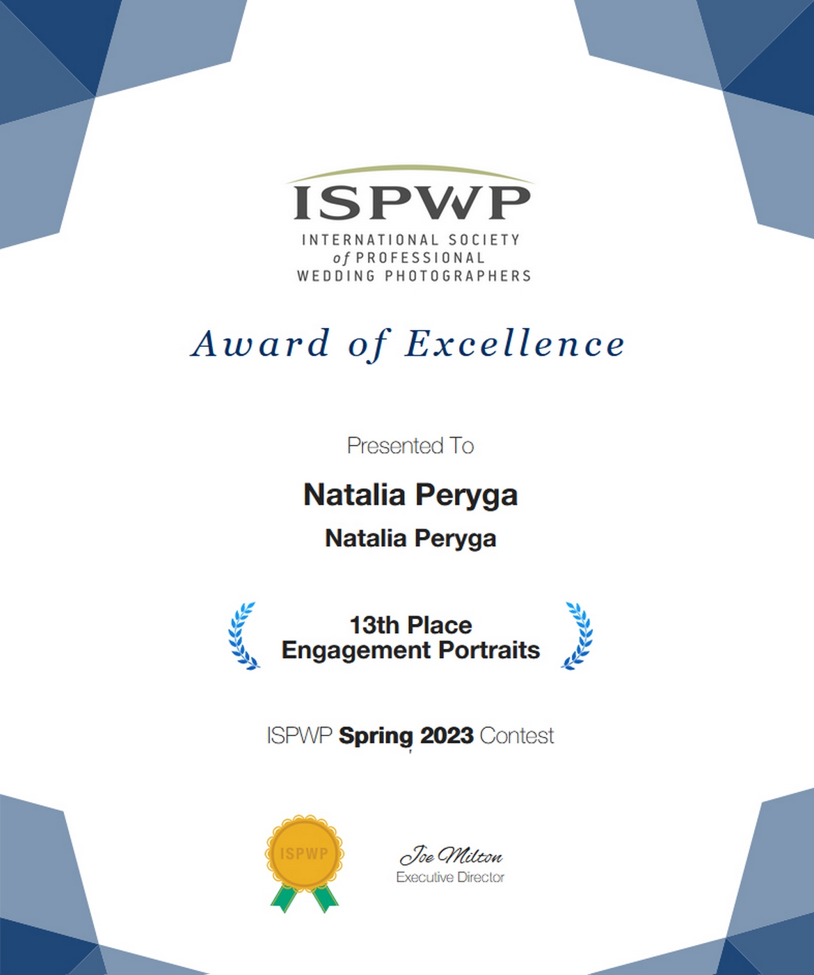 13 place Natalia Peryga ISPWP 2023 sesja narzeczenska