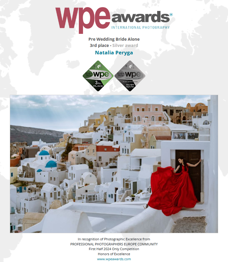 3th place pre wedding bride Natalia Peryga wpe 2024