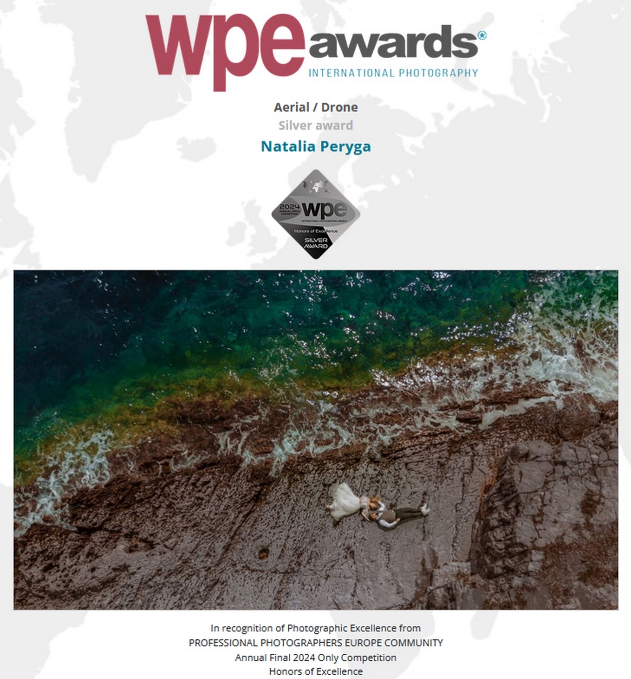 Natalia Peryga Silver avard 2024 dron