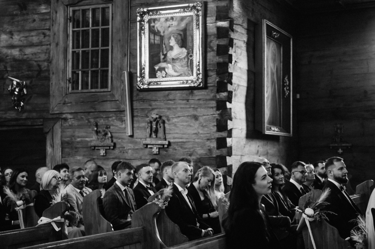goście weselni ceremonia ślub w Celince